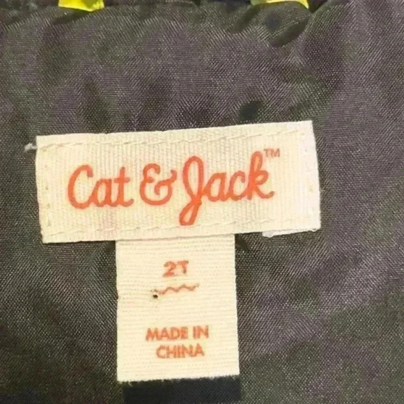 Cat & Jack Toddler 2T Green w Neon Green Turtle Head on Hood - Picture 5 of 5